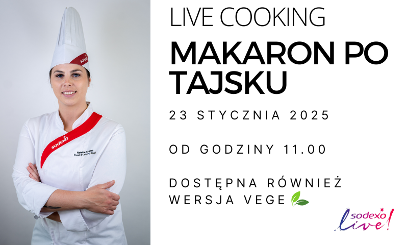 LIVE COOKING - NATALIA GRUDNA ZAPRASZA!